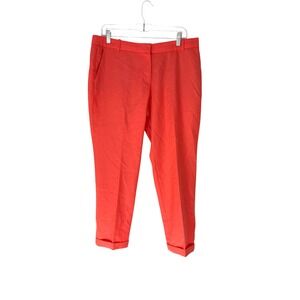J.Crew Pants Peach Cafe Capri Ankle Dress Pants Work Office Career Size 10